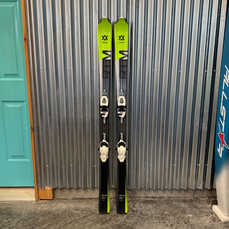 Volkl RTM JR Kid's Skis w/ Marker FDT 7 GW Bindings - USED 150cm Marker FDT 7 GW White/Black