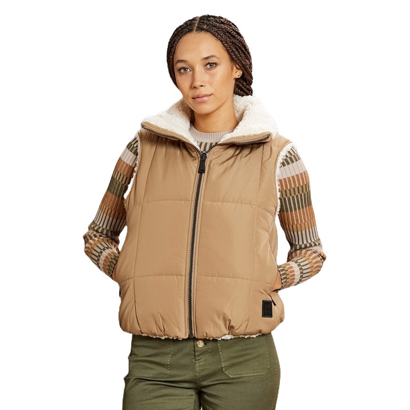 Alp-N-Rock Sonja Reversible Womens Vest 2024 Dark Khaki L