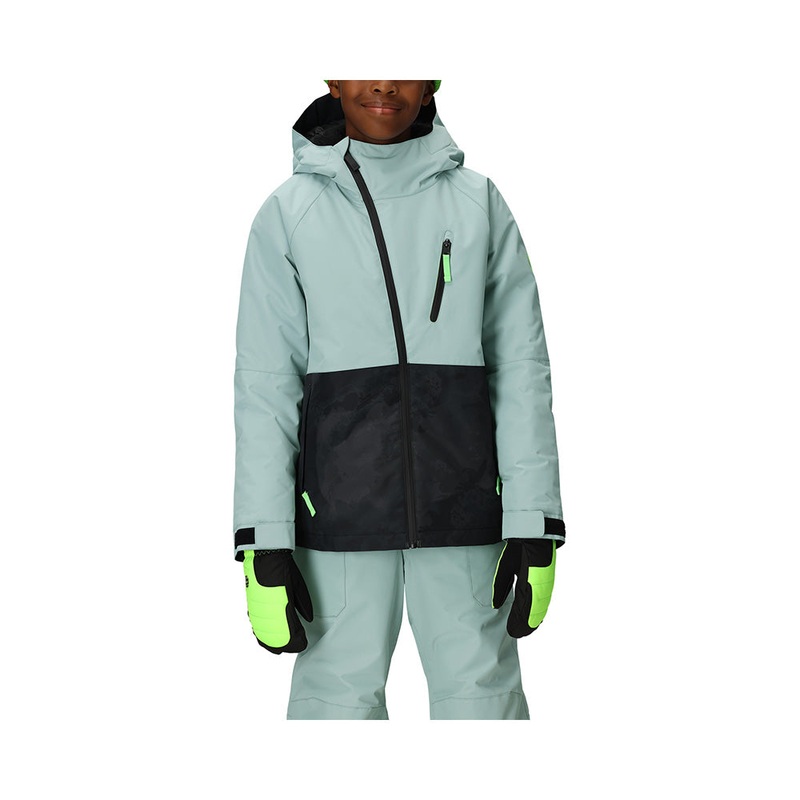 686 Boys Hydra Insulated Jacket 2026 Dusty Marine Colorblock L