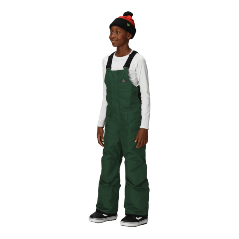 686 Boys Frontier Insulated Bib MOSS GREEN M