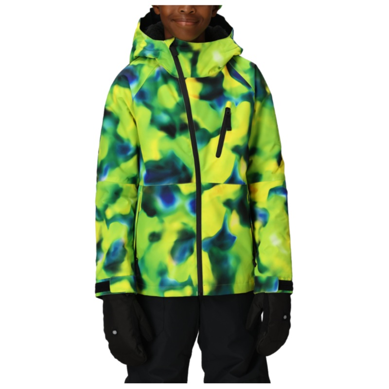 686 Boys Hydra Insulated Jacket BOREALIS GREEN SOLAR M