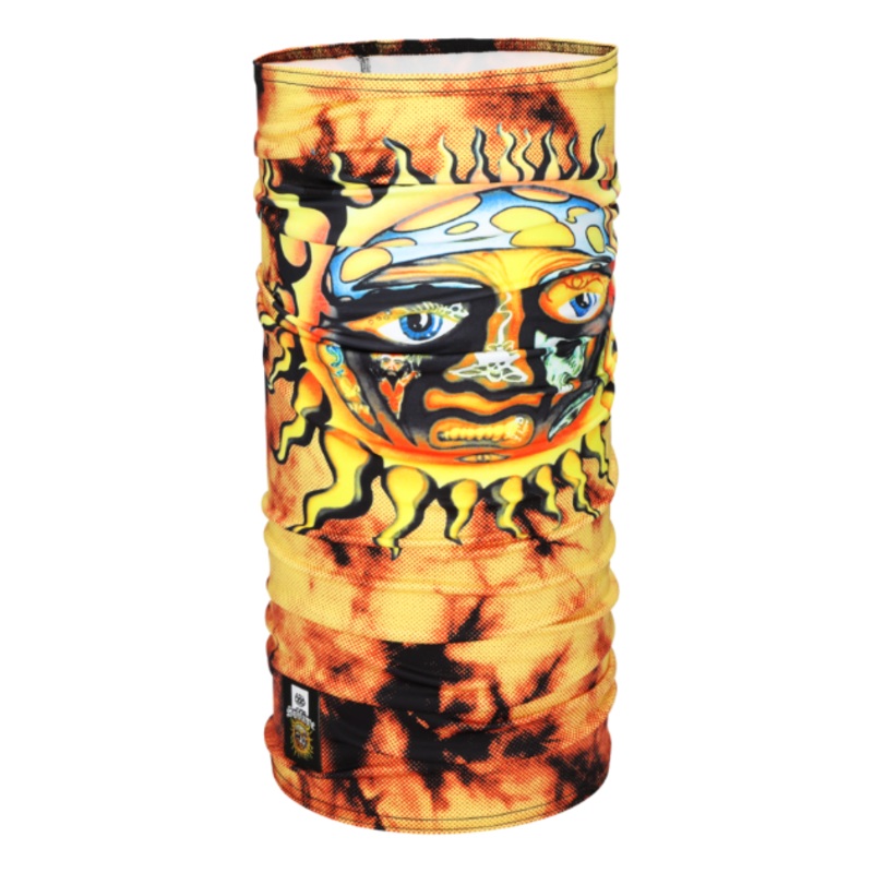 686 Double Layer Face Warmer SUBLIME ORANGE TIE DYE O/S