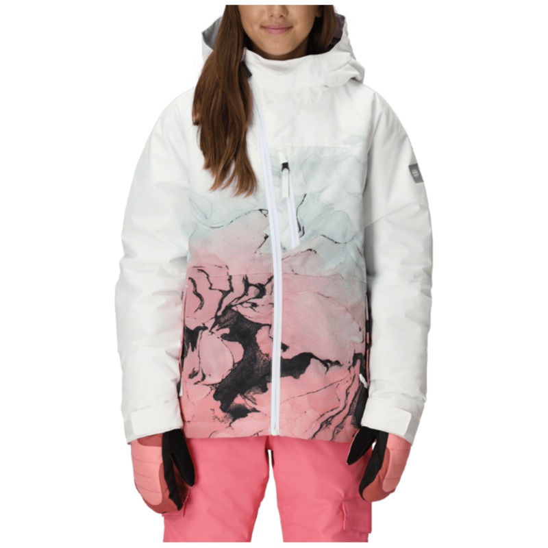 686 Girls Hydra Insulated Jacket GERANIUM PINK CLOUDBREAK S
