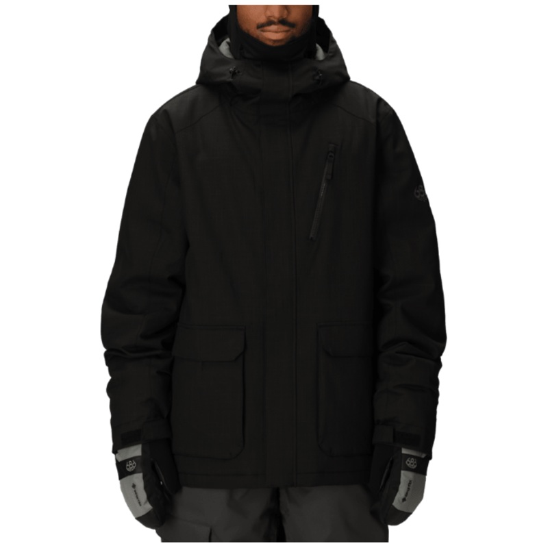 686 M Nightline Insulated Jacket BLACK HERRINGBONE L