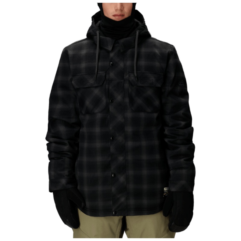 686 M Woodland Insulated Jacket BLACK PLAID L