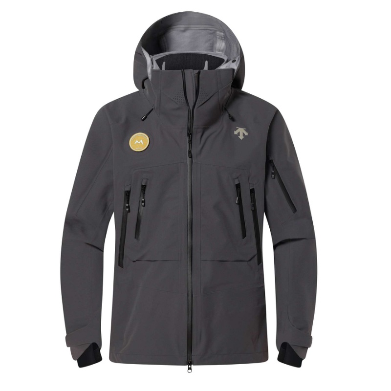 Descente Swiss 3L Hard Shell Jacket armour red/black M