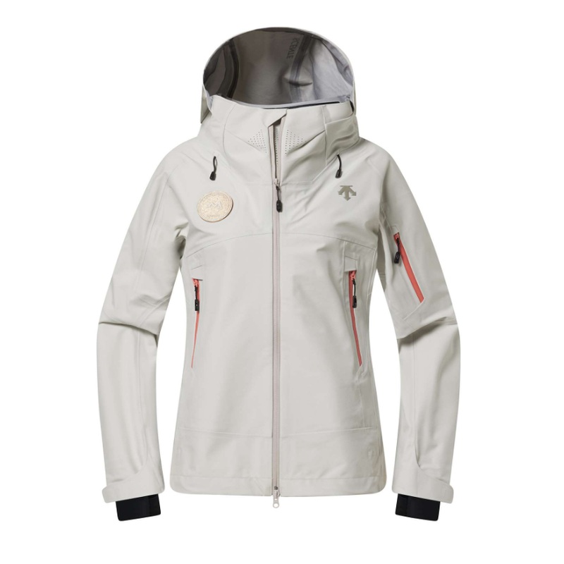 Descente W Double Collar Jacket electric red 6