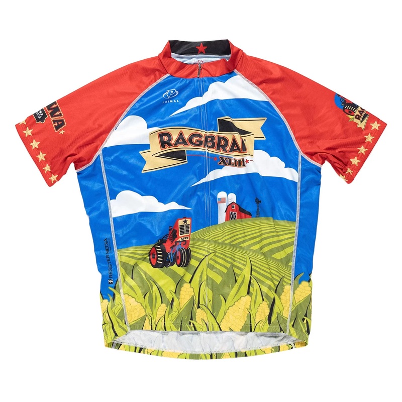 Primal Wear Short-Sleeve Cycling Jersey - Men's XXL Red/Blue