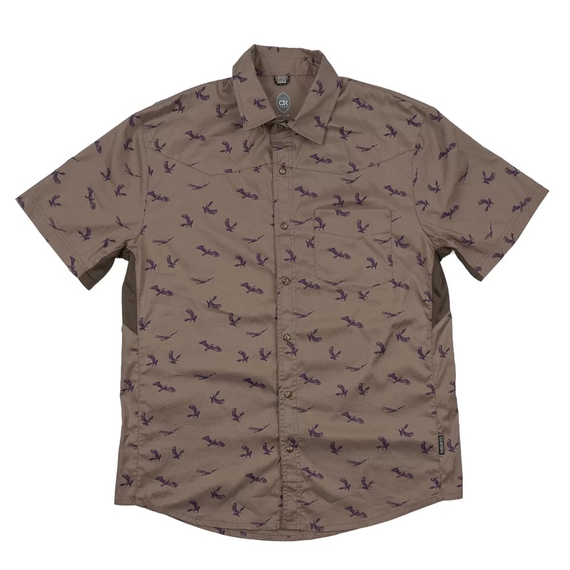 Club Ride New West Shirt L Brown