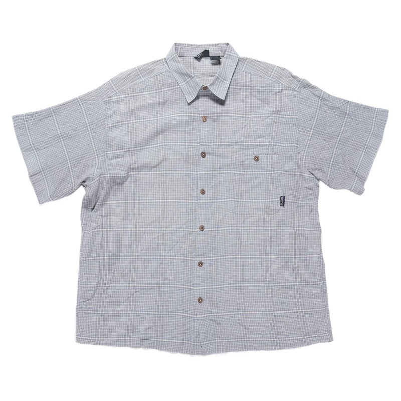 Patagonia A/C Shirt XL Grey/Blue