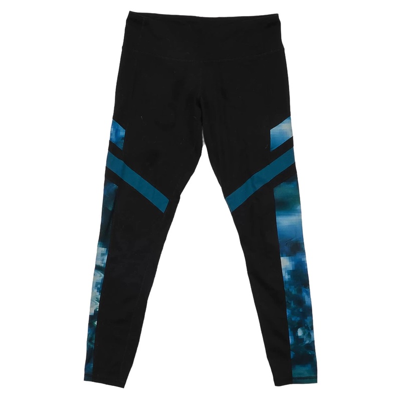 CHAMPION Everyday All In Motion Leggings L Black/Blue