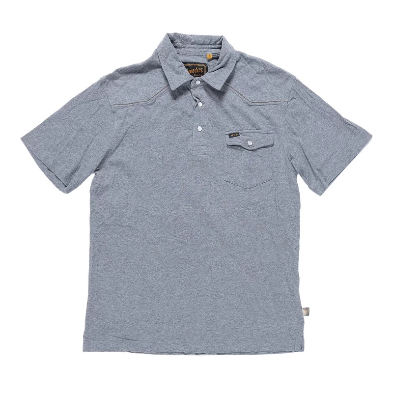 Howler Bros Ranchero Tech Polo - Men's S Grey
