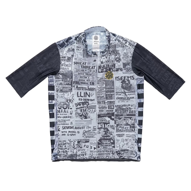 Ostroy Flyers Bike Jersey - Men's XL Black/White