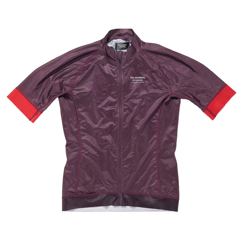 Pas Normal Studios Essential Bike Jersey - Women's L Burgundy