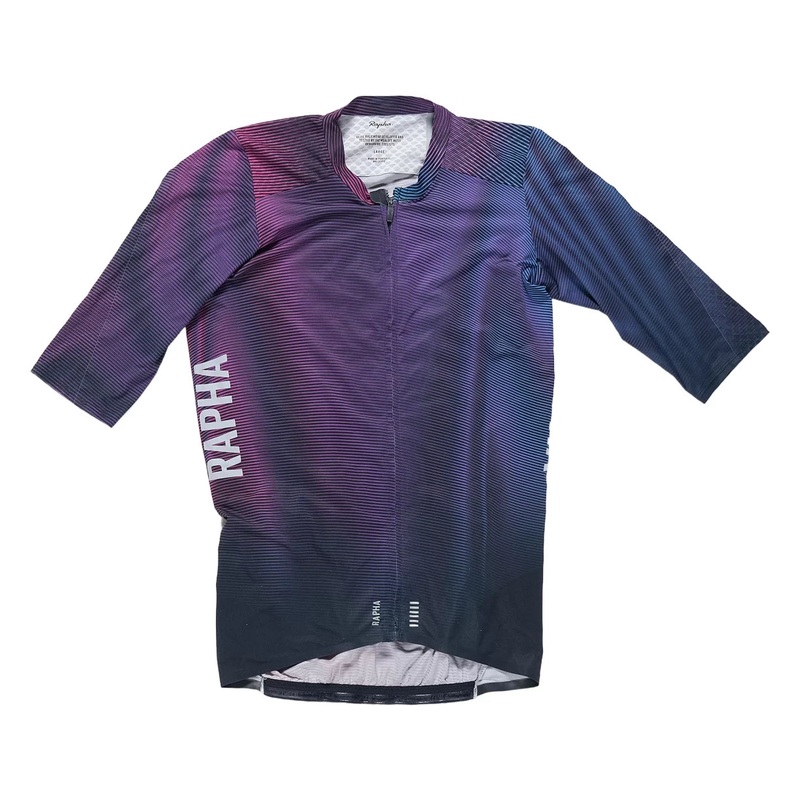 Rapha Print Pro Team Aero Bike Jersey - Men's L Purple