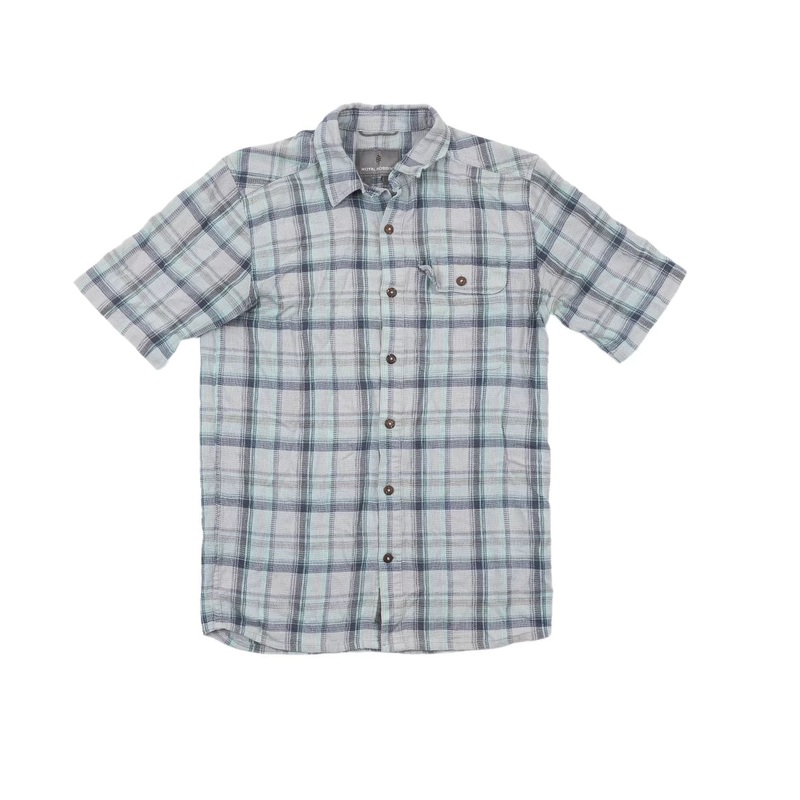 Royal Robbins Cool Mesh Eco Short-Sleeve Shirt - Men's S Blue