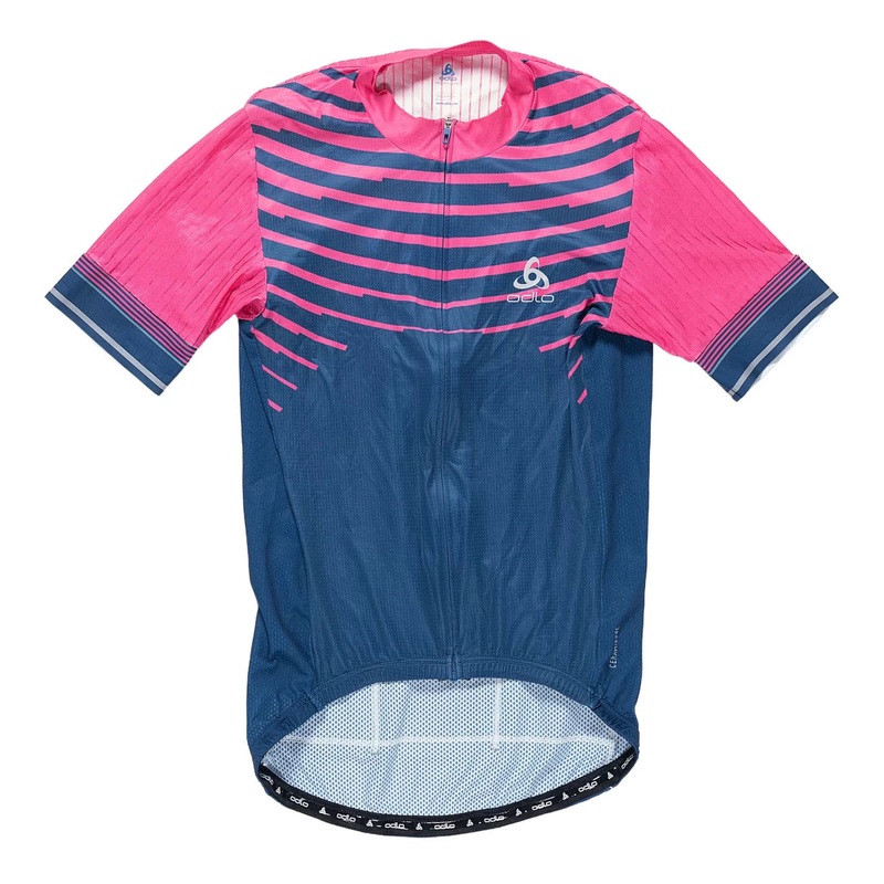 Odlo Stand-Up Collar S/S Full Zeroweight Jersey L Purple