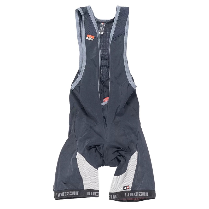 Assos FI.MILLE Bib Shorts - Men's M Black/Grey