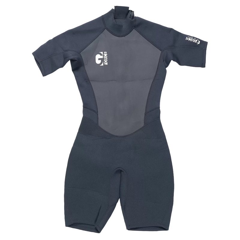 Gul G-Force 3mm Back Zip Shorty Wetsuit - Women's 8 Black