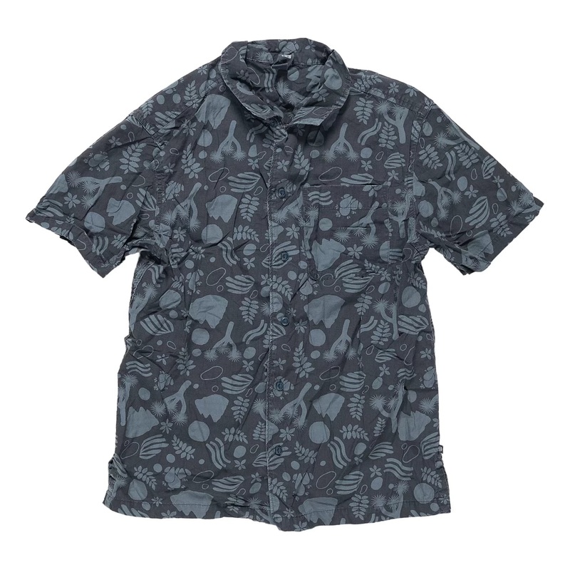 Mountain Hardwear Camp Short Sleeve Shirt - Men's S Green/Black