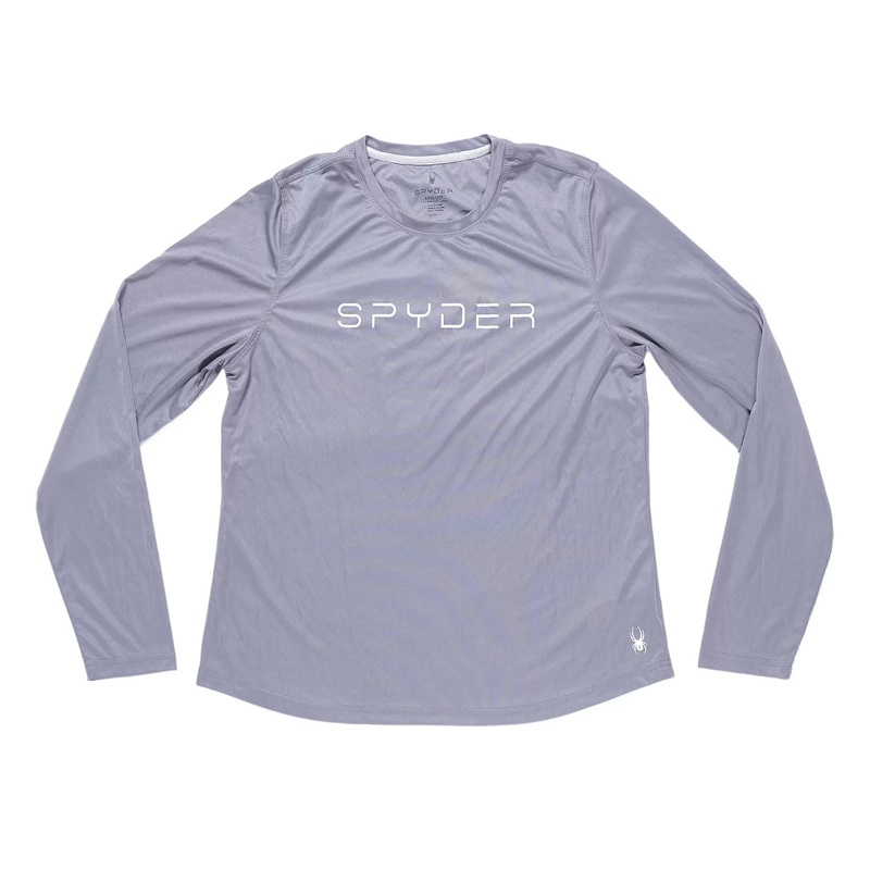 Spyder Long Sleeve Performance Shirt - Women's L Gray