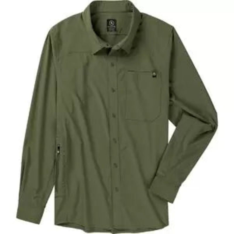 Backcountry Slickrock Long-Sleeve Button-Up Jersey L Kalamata