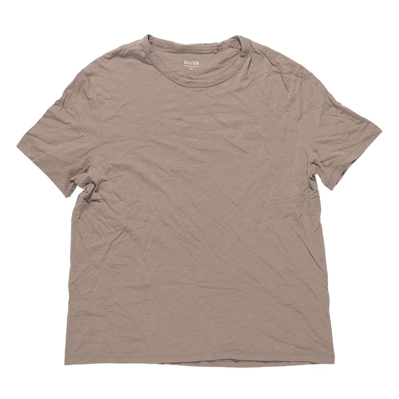DU/ER Casual Only Tee Short Sleeve - Men's L Brown