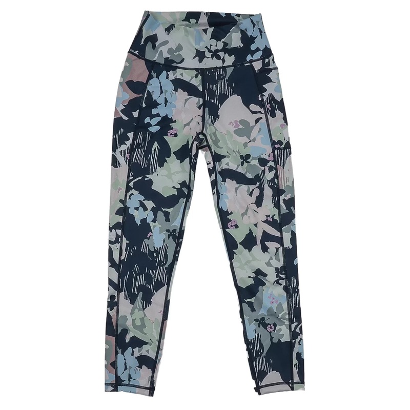 Sweaty Betty Super Sculpt Yoga Leggings 7/8 - Women's 6 Floral