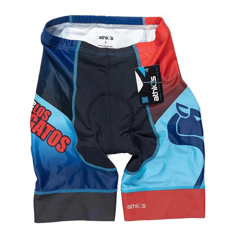 Athlos Split Zero Custom Bike Short - Men's S Blue