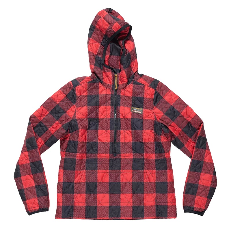 L.L. Bean Katahdin Insulated Pullover - Women's S Red/Black