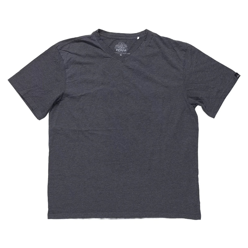 PrAna V-Neck Shirt - Men's XL Charcoal