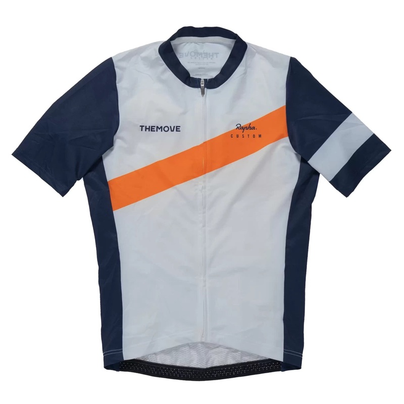 Rapha Midweight Race Jersey - Men's M White/Blue