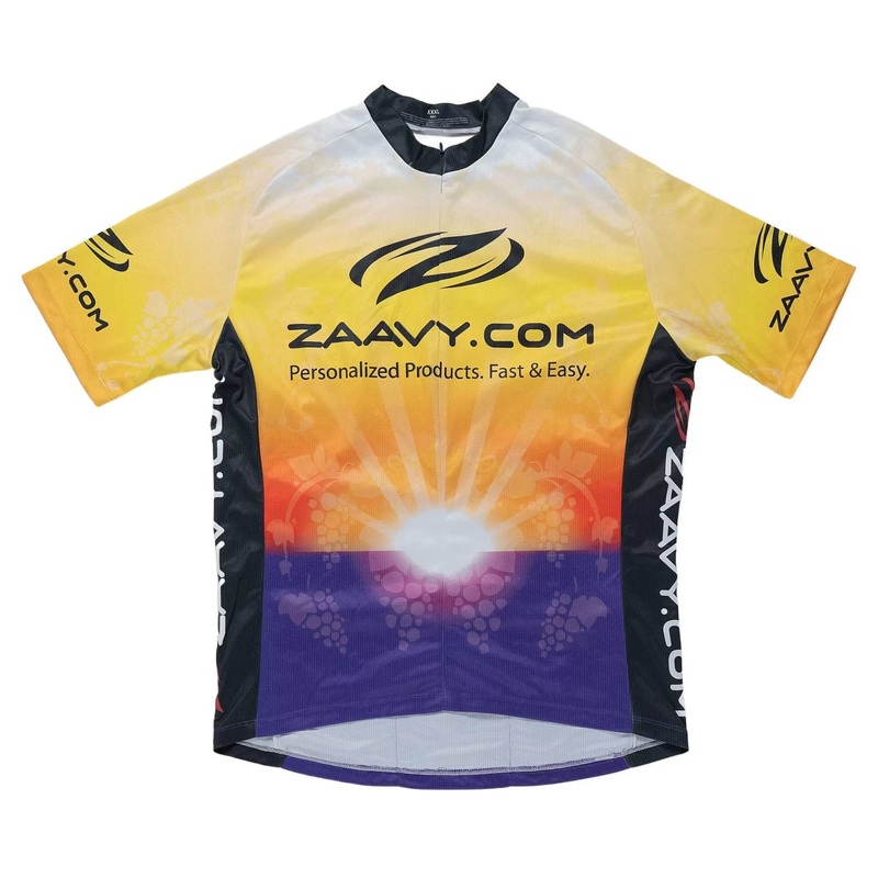 Zaavy Bike Jersey - Men's XXXL Yellow