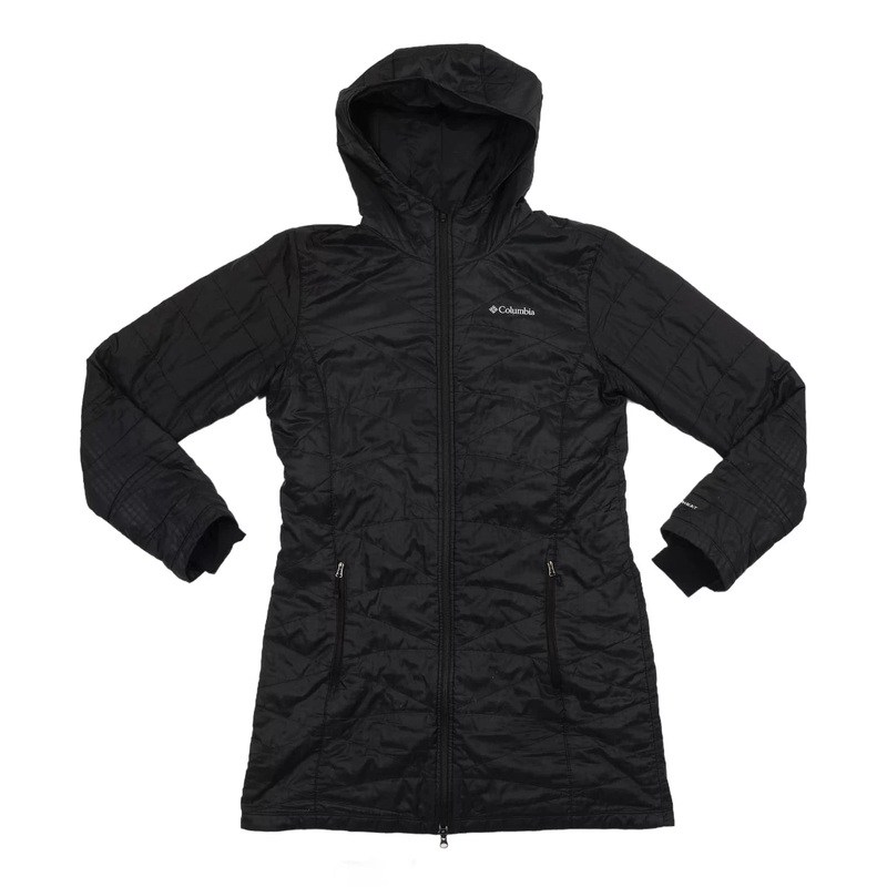 Columbia Mighty Lite Hooded Insulated Jacket - Women's L Black