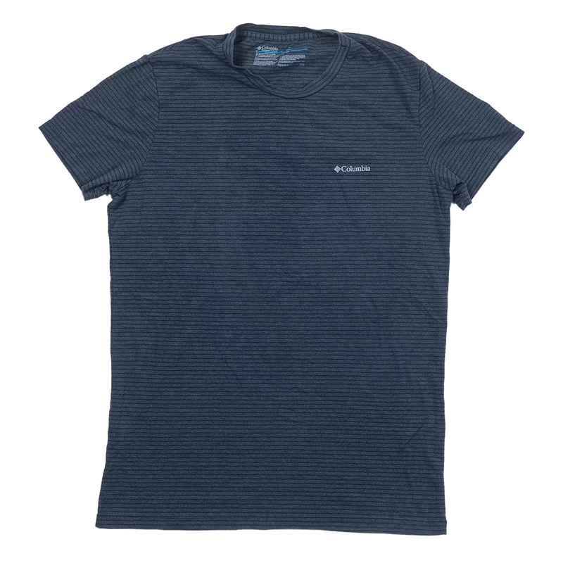 Columbia Striped T-Shirt - Men's S Navy