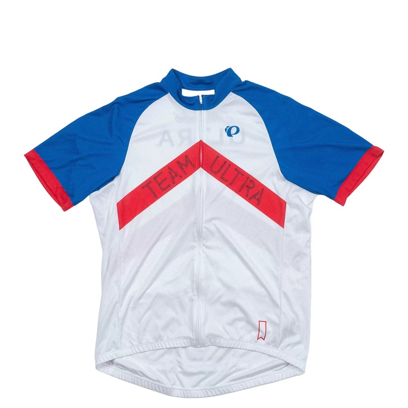 Pearl Izumi Short-Sleeve Cycling Jersey - Men's L Red/White/Blue