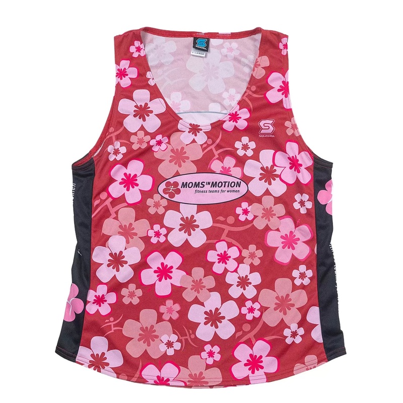 Squadra Cycling Tank Top - Women's XL Red/Pattern