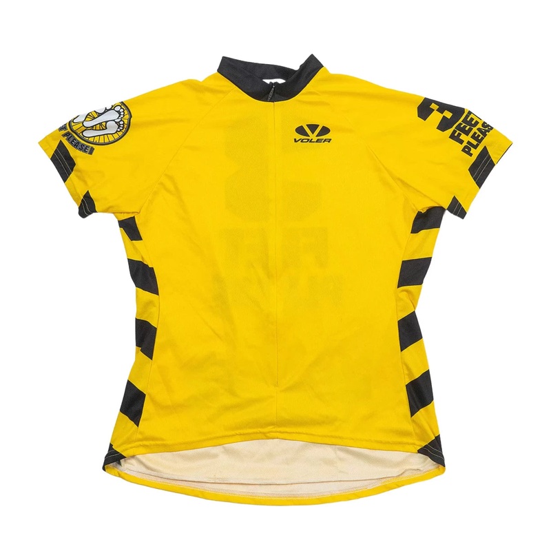Voler Club Raglan Short-Sleeve Cycling Jersey - Women's L Yellow