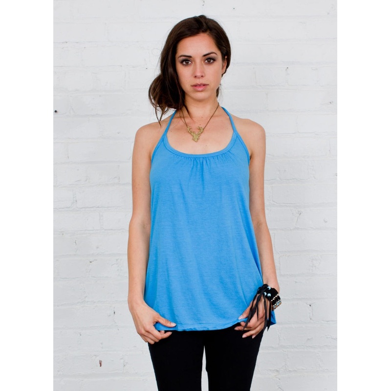 Arbor Bamboo Tank Blue X-Small
