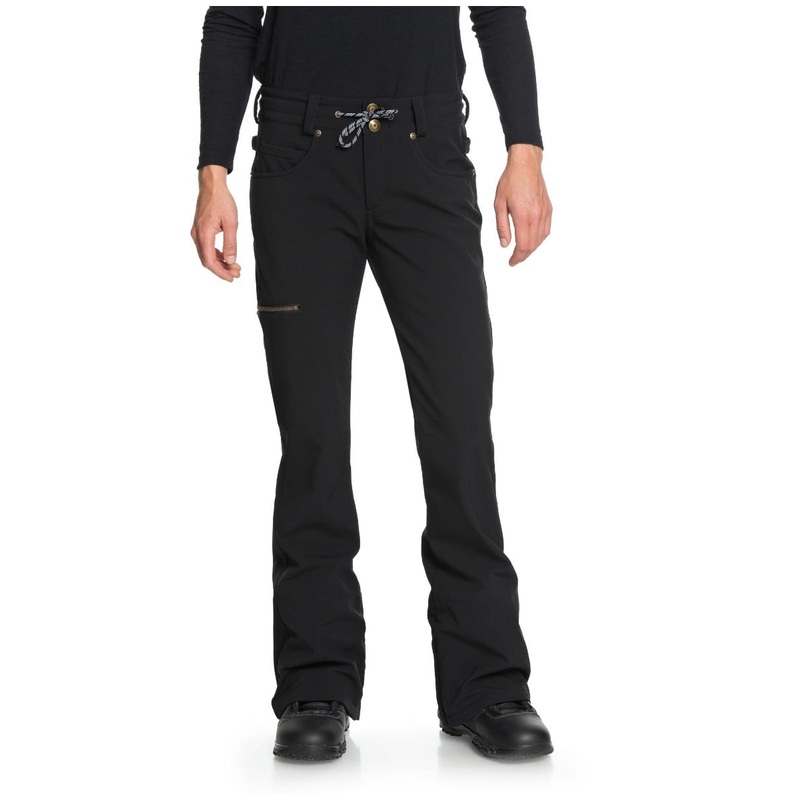 DC Viva Softshell Snowboard Pants Womens Black (Medium)