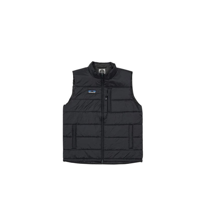 AirBlaster Men's Team Snowboarding Vest 2025 Black M