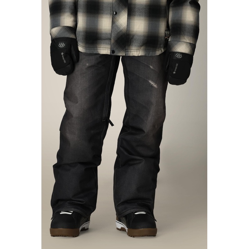 686 Mens Deconstructed Black Denim Pant 2026 Black Large