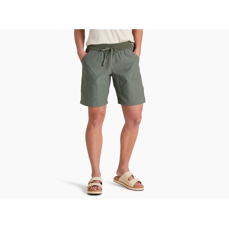 W TREKR PULLON SHORT 8" S OLIVE